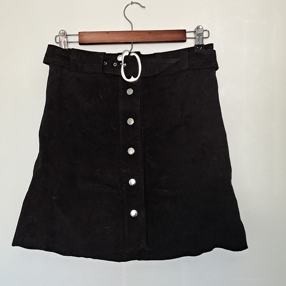 Zara Leather Skirt - Picture 11 of 12